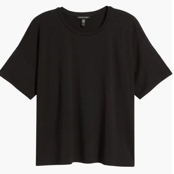 Eileen Fisher Tops - Eileen Fisher —Bateau Neck Boxy T-Shirt